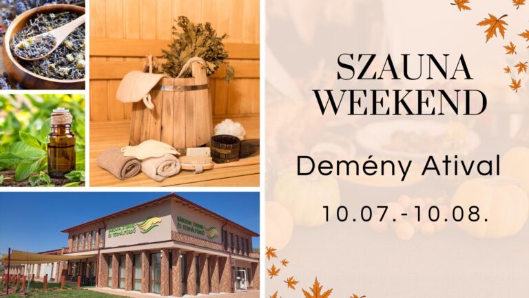 Szauna weekend – Demény Atival