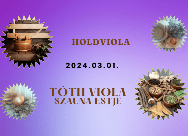 Holdviola – Tóth Viola szauna estje