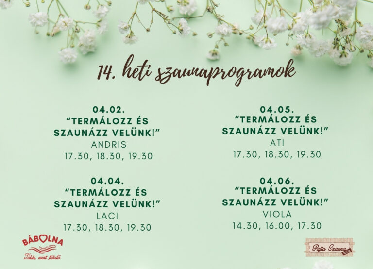 14. heti programok