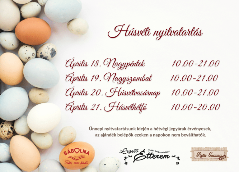 Ünnepi nyitvatartás