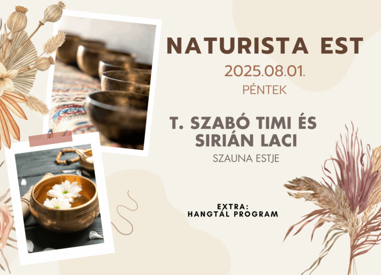 Naturista est – T. Szabó Timivel és Sirián Lacival