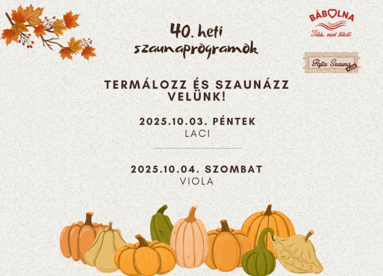 40. heti programok