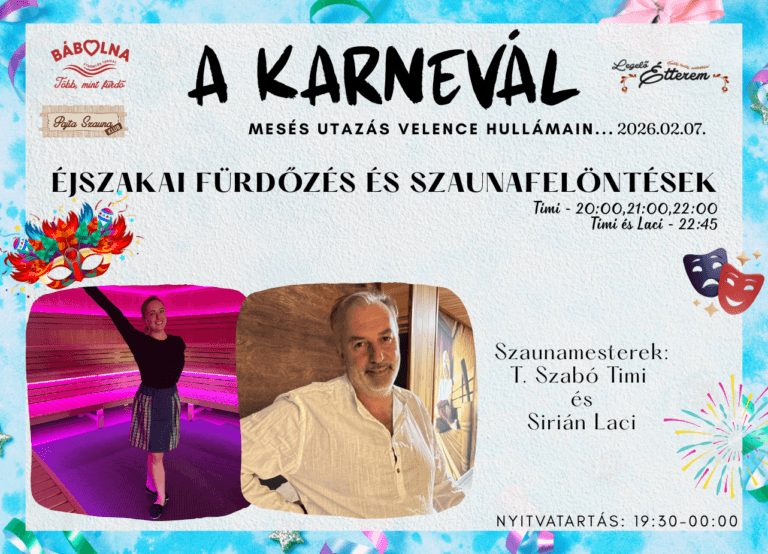 A KARNEVÁL – mesés utazás Velence hullámain…