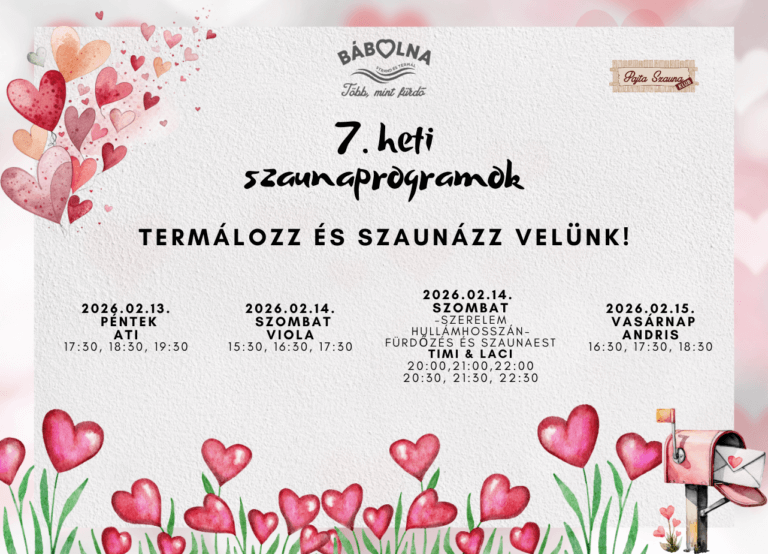 7. heti programok