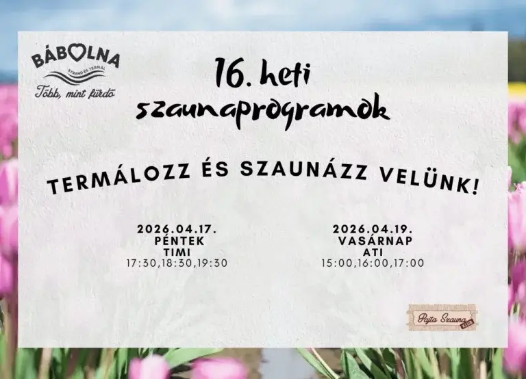 16. heti programok