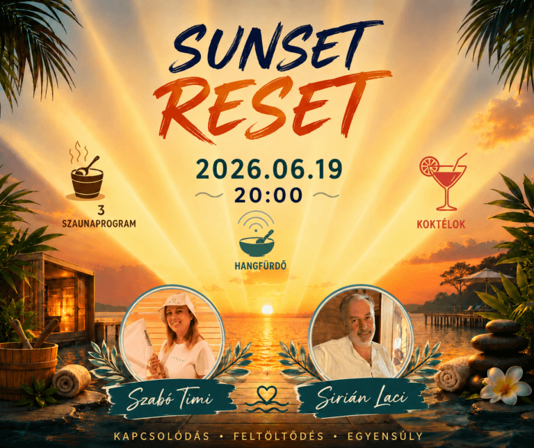 06.19. Sunset Reset – Naturista Szaunaest a Bábolnai Fürdőben