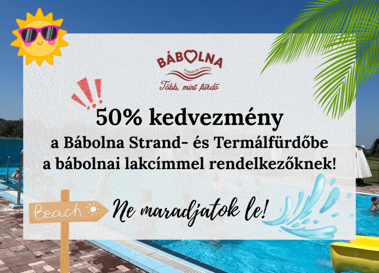 Kedvezmény a helyi lakosok számára!