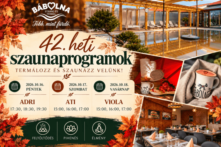 42.heti szaunaprogramjaink